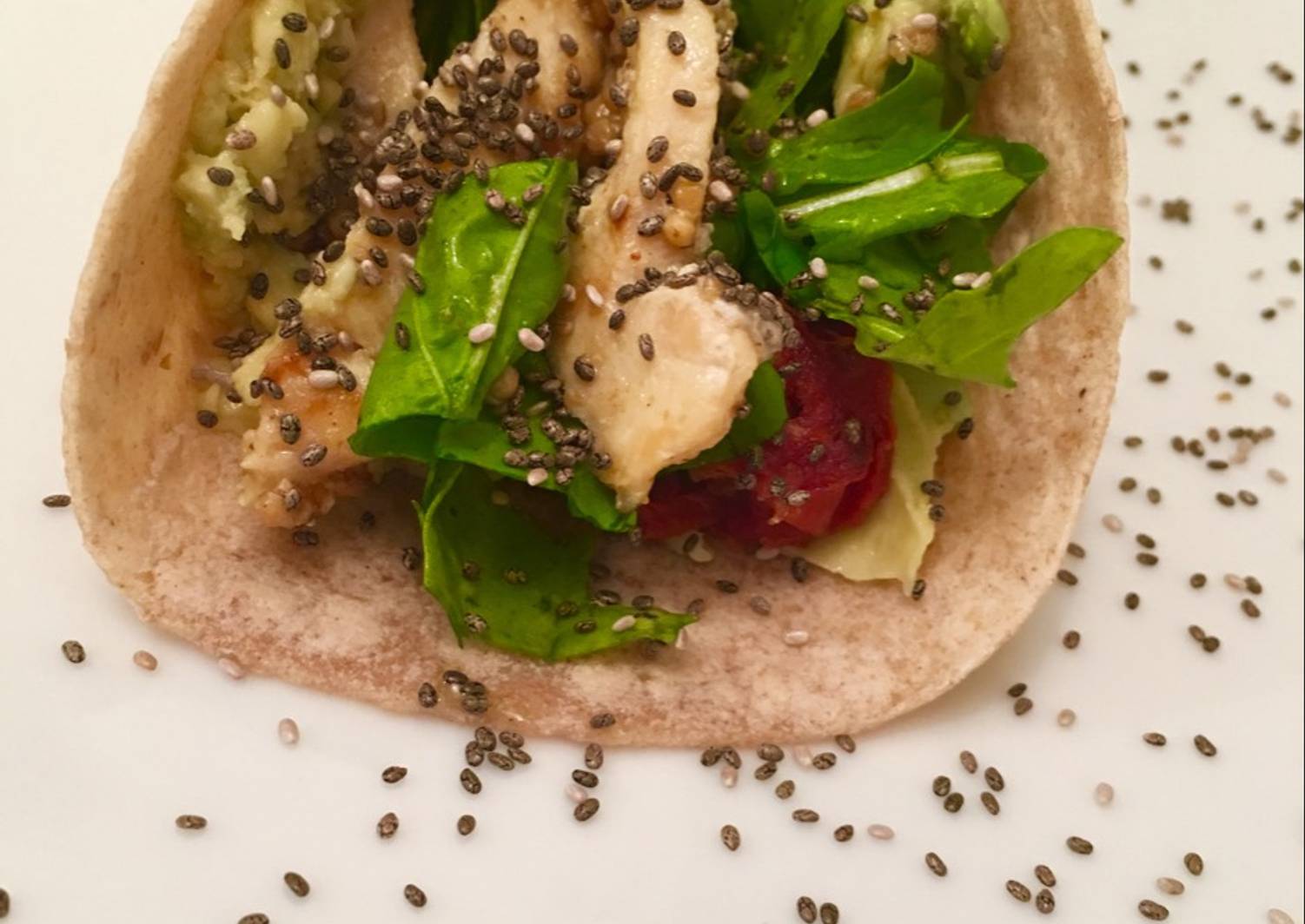 Wrap de pollo y palta 🥑 Receta de Agustina Cookpad