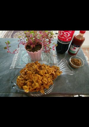 عکسی از دستور پاستا پاپیون