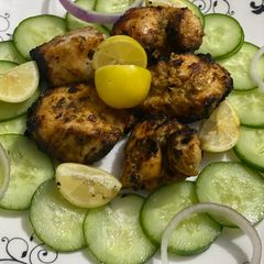 A picture of Chicken Angara kabab.