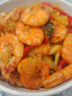Foto resep Udang Saos Padang