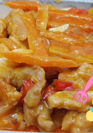 Foto resep Ayam Koloke pedes manis