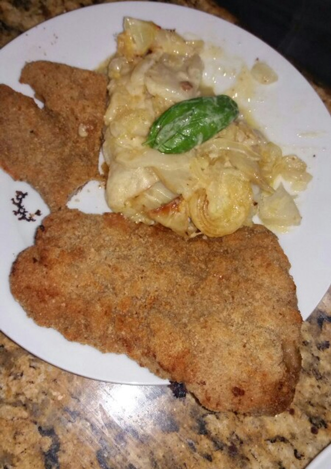 Una foto de Papas a la crema