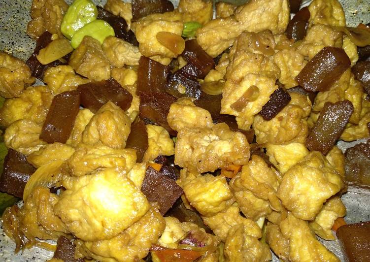 Sambel Goreng Tahu Cecek Pete