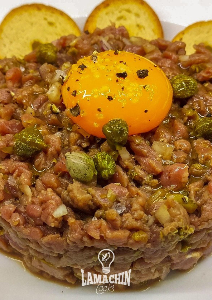 Una foto de Steak tartar