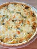 Leek and Mozzarella Tart