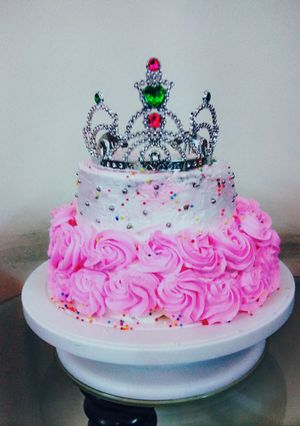 A picture of Eggless malai cake.