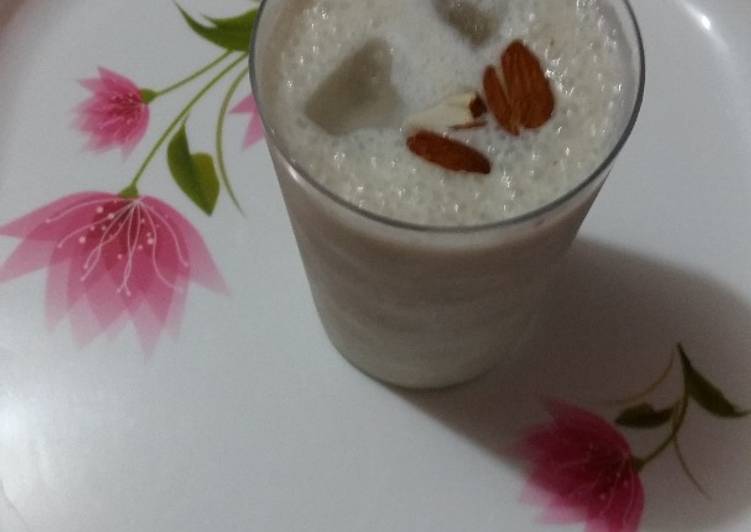 Badam banana shake