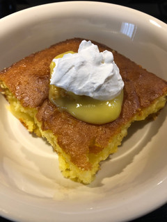 A picture of Lemon 🍋 Pudding Cake.