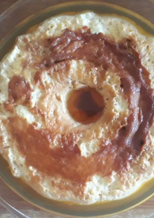 Una foto de Flan