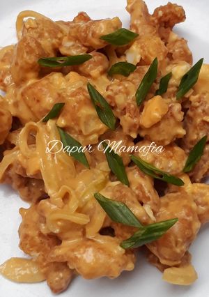 Foto resep Ayam Saus Telur Asin