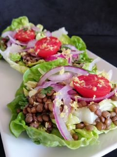 Una foto de Ensalada de lentejas