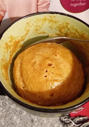 A picture of Sugar free Cake in a mug.