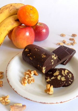 Foto principal de Salami de chocolate fácil y nutritivo