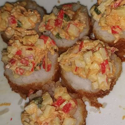 Sushi con tampico y salsa de anguila Receta de Wendy Sogellag- Cookpad