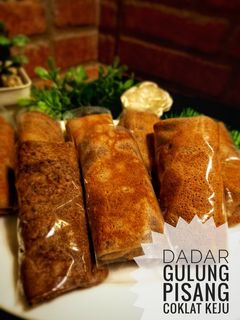 Foto resep Dadar Gulung Pisang Coklat Keju