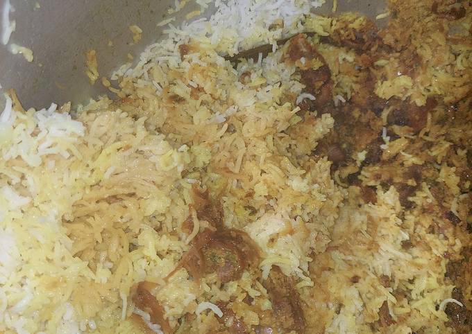 Kaccha gosh ki biryani