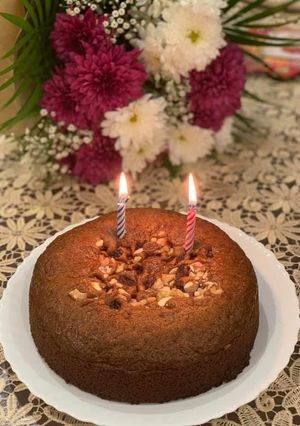 A picture of Wheat flour jaggery cake.