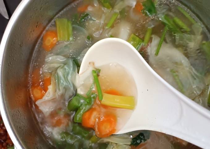 Cara bikin Simply food series : Sup sayur