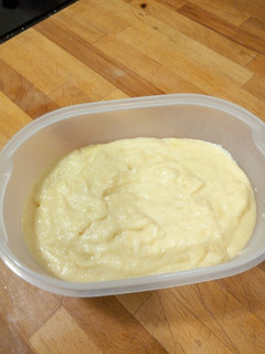 Una foto de Crema de almendras para relleno