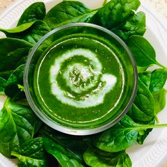 A picture of Palak/Spinach Soup.