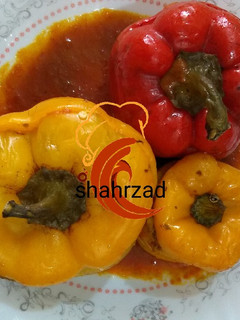 عکسی از دستور دلمه فلفل