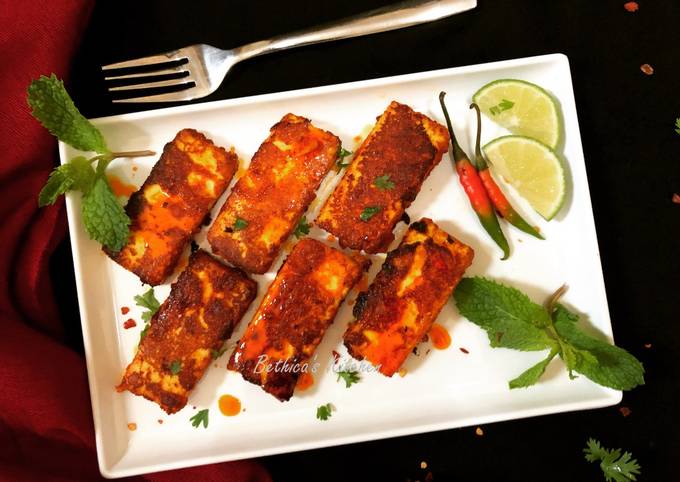 How to Prepare Thomas Keller Pan Fried Achari Paneer Tikka