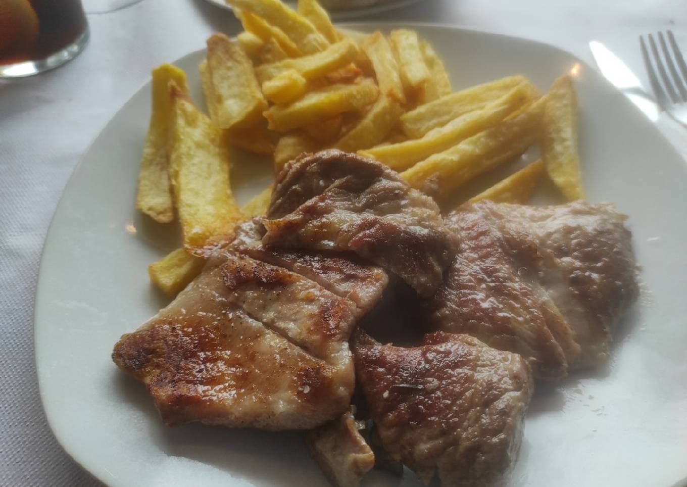 Secreto ibérico a la plancha