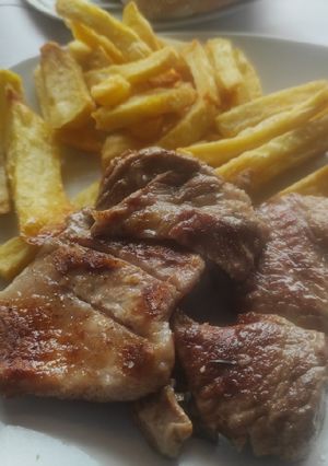 Una foto de Secreto ibérico a la plancha