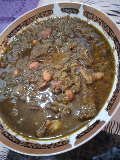 عکسی از دستور قرمه سبزی