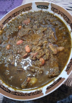 عکسی از دستور قرمه سبزی