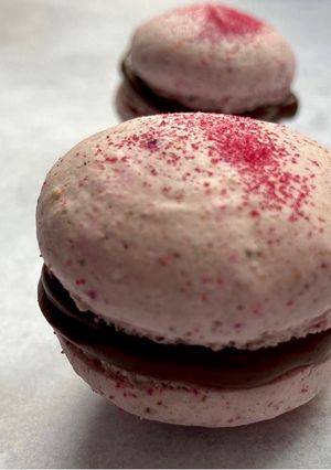 A picture of Mighty macarons.