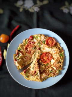 Foto resep Pizza Dadar Telur