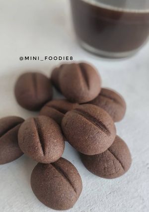 Foto resep Simple Coffee Bean Cookies / kukis biji kopi