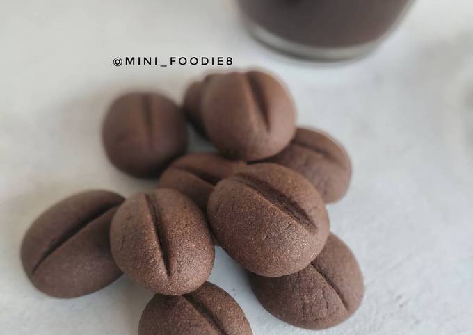 Bagaimana Menyiapkan Simple Coffee Bean Cookies / kukis biji kopi Anti Gagal