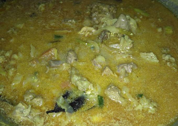 Resep: Tongseng gulai bumbu instan Untuk Jualan