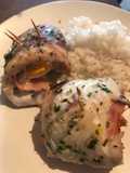 Arrollado de pescado al horno