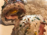 Arrollado de pescado al horno