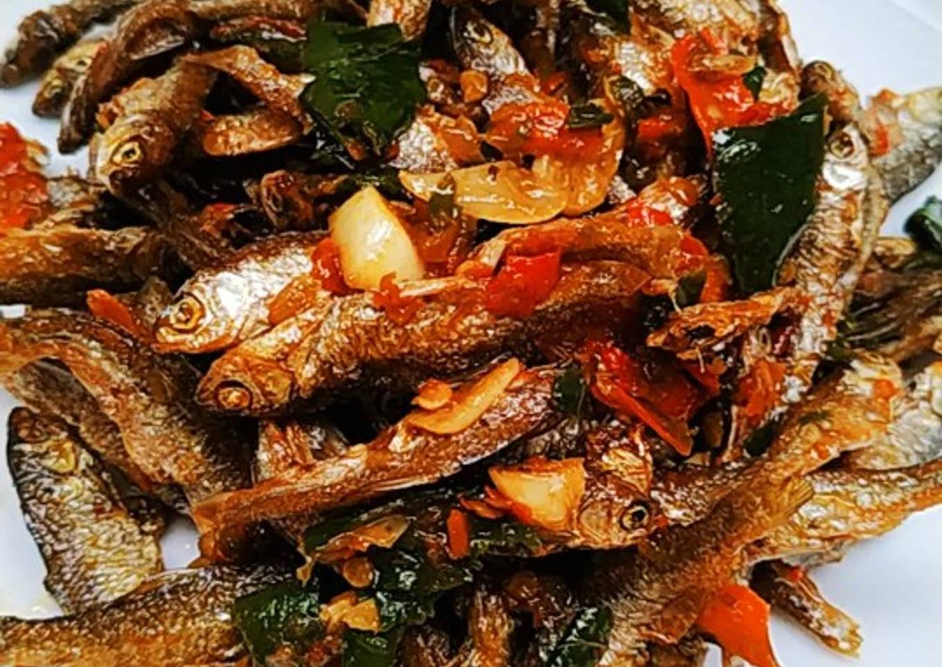 Resep Ikan Bilih sambel hijau pedas Anti Gagal