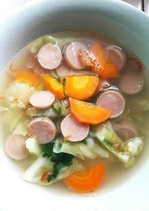 Foto resep Sayur Sop Sosis Ayam