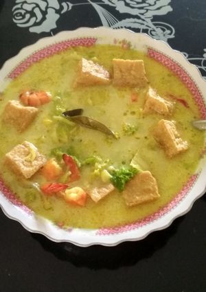 Foto resep Sawi Putih Santan