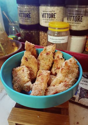 Una foto de Bocaditos de pollo crocantes 🤓