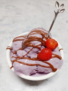 Foto resep Es Krim Ubi Ungu