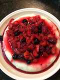 Panacota con frutos rojos!!