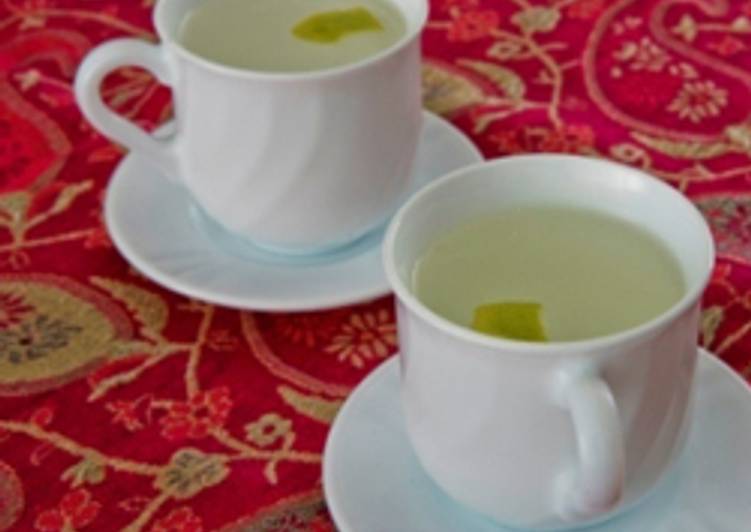 Steps to Make Homemade Orange blossom water tea - kahwa bayda