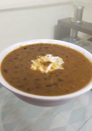 A picture of Dal Makhani Rajasthani Style.