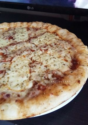 Foto resep Pizza Teflon Empuk Tanpa Tepung Protein Tinggi