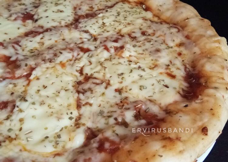 Pizza Teflon Empuk Tanpa Tepung Protein Tinggi
