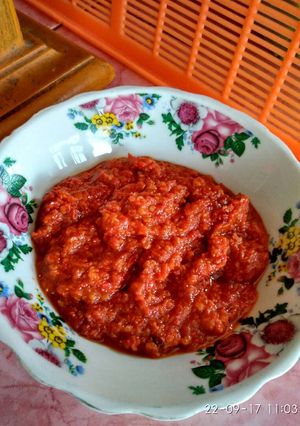 Foto resep Sambel calok (terasi) setann