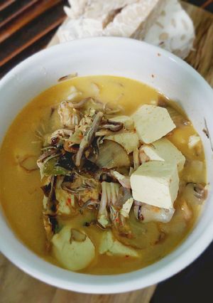 Foto resep 04. Lodeh tahu jantung pisang