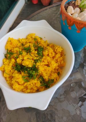 A picture of Sookhi Moong Dal.